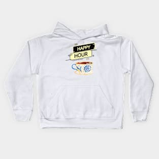 Chocolate happy hour Kids Hoodie